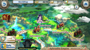 聖剣戦姫　ワールドマップ